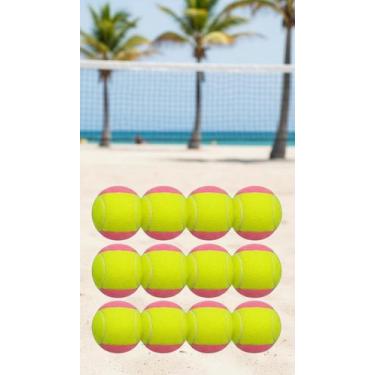 Imagem de Kit 24 Bolas Beach Tennis Feltro Acrílico Profissional - Congratulatio