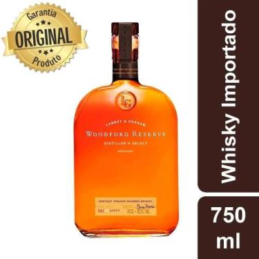 Imagem de Whisky Woodford Reserve Bourbon 750ml Artesanal Envelhecido em Barril 