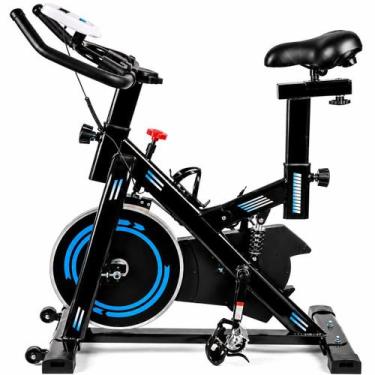 Imagem de Bicicleta Ergométrica Spinning Mopower Active Spin Inércia 17kg com Di