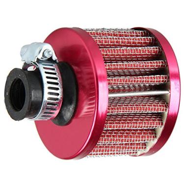 Imagem de ESUPPORT Universal 12mm Mini Cone Vermelho Filtro de Admissão de Ar Frio Turbo Vent Breather Car