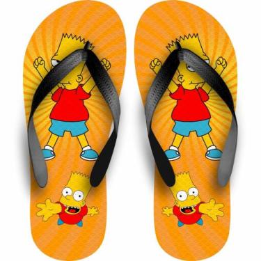 Imagem de Chinelo De Dedo Desenho Bart Simpson Adulto/Infantil Ch0171 - Dual Mix