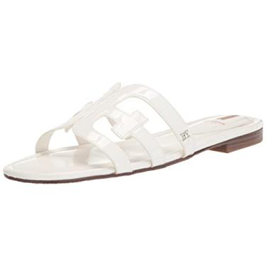 Imagem de Sam Edelman Sandália feminina Bay Slide, Patente branca brilhante, 34