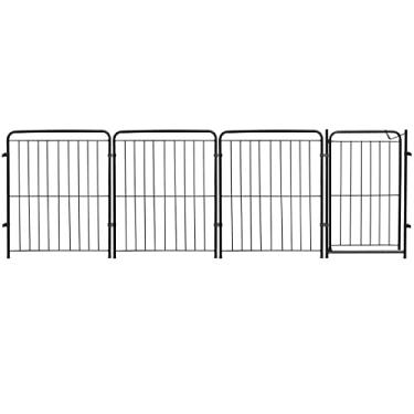 Imagem de Utility Cercado Para Cachorro Caes 3 Módulos Cor:Preto