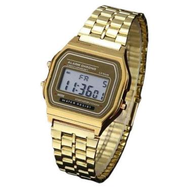 Imagem de Relógios De Pulso Retro Vintage Wr Dourado