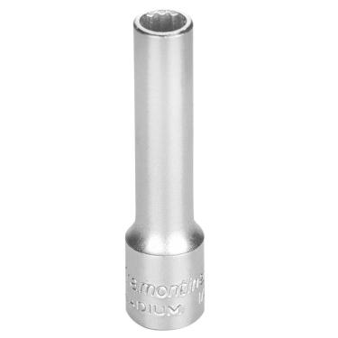 Imagem de Soquete Estriado em Aço Cromo Vanádio 1/4" - Encaixe 1/4" Tramontina PRO Tramontina