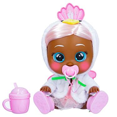 Imagem de Cry Babies Kiss Me Daphne - 12" Baby Doll | Deluxe Blushing Cheeks Feature | Shimmery Changeable Outfit with Bonus Baby Bottle