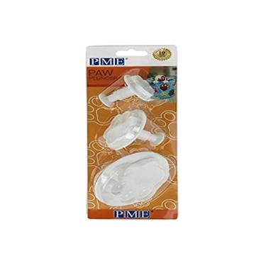 Imagem de PME Conjunto de 3 cortadores de êmbolo de pata para decoração de bolos/fondant