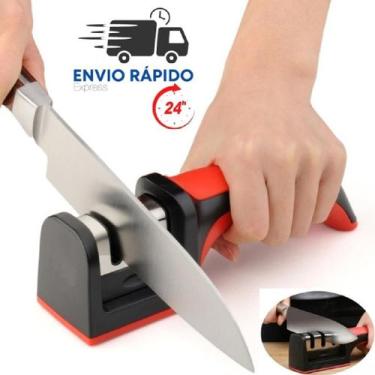 Imagem de Amolador Afiador De Facas Profissional O Melhor De Cozinha - Sharpener