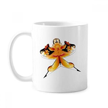 Imagem de Caneca de cerâmica com estampa de pipa de cultura tradicional chinesa cerâmica xícara de café e porcelana