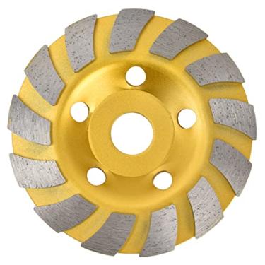 Imagem de Rebolo de Concreto Turbo Diamante Rebolo Copo Rebolo Diamantado Segmentos Copo Disco Corte Rápido para Retificadora de Alvenaria (125 mm)