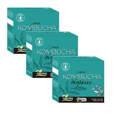 Imagem de Genérico Kit 3cx Chá Kombucha Orgânico - chá fermentado (30 sachês) - Campo Verde
