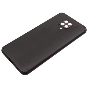 Imagem de Capa Capinha Anti Impacto 360 Para Xiaomi Redmi Note 9 com Tela de 6.53" Polegadas Case Acr�lica Fosca Acabamento Slim Macio - Danet (Preto)