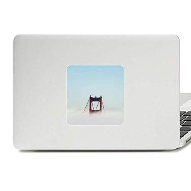Imagem de Adesivo de vinil Paster Laptop Fog Golden Gate Bridge Bay Cloud