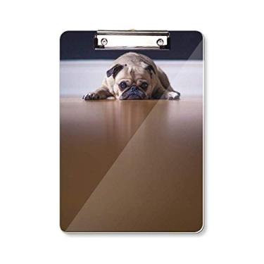 Imagem de Placa de suporte para imagem de piso de sala de animais para cães, pasta, bloco de notas A4