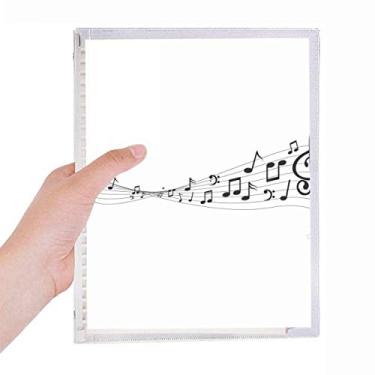 Imagem de Terweavg 5-le Staff caderno azul folha solta diário recarregável artigos de papelaria