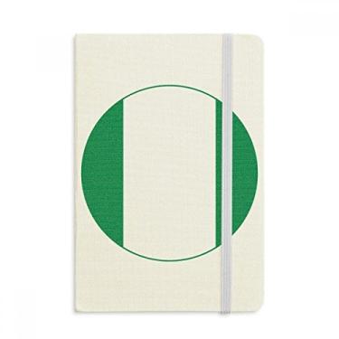 Imagem de Caderno com emblema nacional da África da Nigéria, capa dura oficial, diário clássico