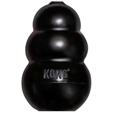Imagem de Brinquedo Interativo KONG Extreme UKK com Dispenser Preto para Ração ou Petisco - Tam. EG