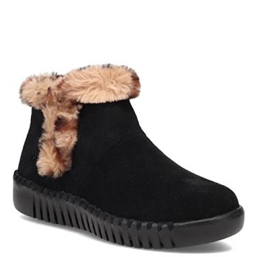 Imagem de Skechers Bota feminina Go Walk Smart - Purr-Fection, Preto, 7.5