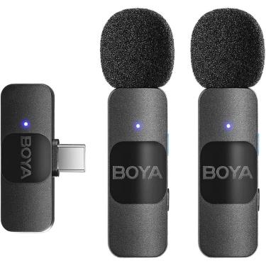 Imagem de Microfone de Lapela sem fio BOYA BY-V20 com USB-C
