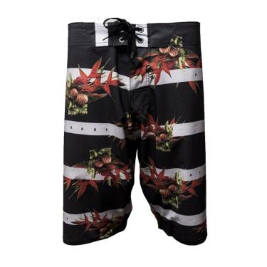 Imagem de Bermuda Água Alkary Floral Preta-Masculino