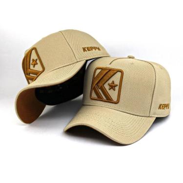 Imagem de Bone Masculino Aba Curva Trucker Americano Keppy K18-Unissex