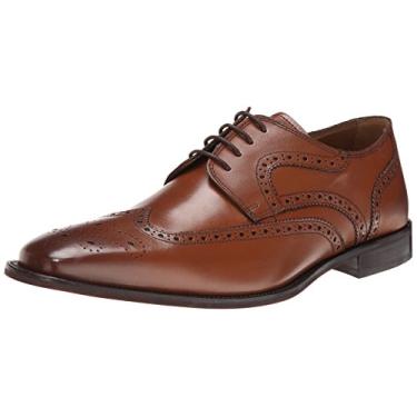 Imagem de Florsheim Sapato Oxford masculino Sabato Wing Tip, Conhaque, 11.5