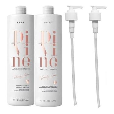 Imagem de Braé Divine Kit Anti-frizz Shampoo 1l + Condicionador 1l