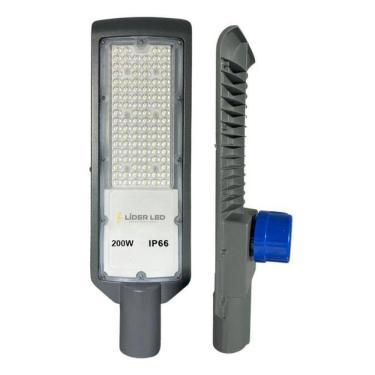 Imagem de Luminária Pública Led Smd 200W Branco-Frio Fotocélula Ip66