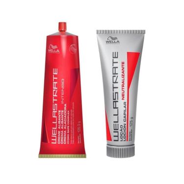 Imagem de Creme Alisante Intenso Wellastrate 126g + Neutralizante