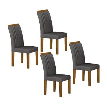 Imagem de Jogo 4 Cadeiras Miami Yescasa Freijó