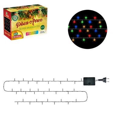 Imagem de Pisca Arroz Colorido Rgb 100 Led 4,2M 127V