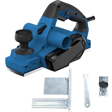 Imagem de CIADAZ Plaina elétrica, plaina manual elétrica de 6Amp 710W 17000 Rpm, largura de corte de 3-1/4 polegadas, sistema de remoção de poeira dupla, design de alça dupla, protetor de lâmina, 2 lâminas HSS