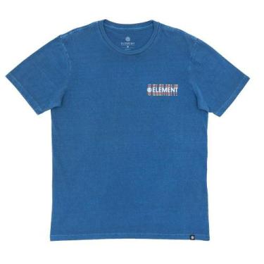 Imagem de Camiseta Element Stone Chest Masculina Azul