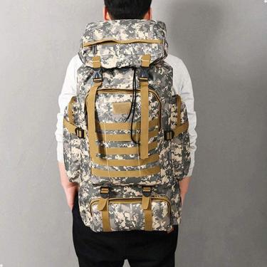 Imagem de Mochila Lorben Camuflada Trilha Camping Trekking Aventura 80 Litros