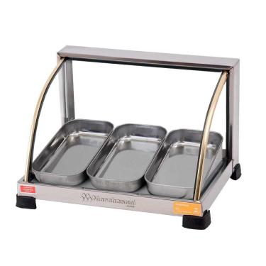 Imagem de Estufa para Salgados 3 Bandejas Linha Ouro Marchesoni