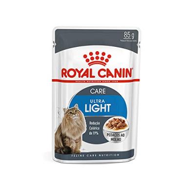 Imagem de Ração Úmida Royal Canin Sachê Ultra Light - Gatos Adultos - 85g Royal Canin Adulto