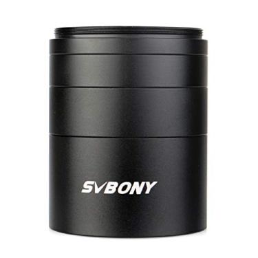 Imagem de SVBONY SV119 kit de tubo de extensão para câmeras e oculares 5mm 10mm 15mm 30mm M48x0,75 em ambos os lados para resolver problemas de espaçamento em astrofotografia