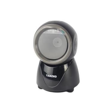Imagem de Yanzeo Scanner de código de barras de desktop YS867 automático de alta velocidade omnidirecional mãos livres 1D/2D QR Scanner