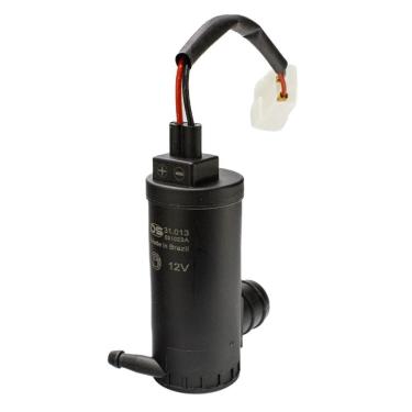 Imagem de Bomba Reservatório Água Limpador Parabrisa Partida a Frio Ford 12V Bico Grosso com Chicote 2 Pinos - DS31013