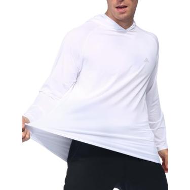 Imagem de Camisetas masculinas FPS 50+ para homens, Branco marfim, XXG