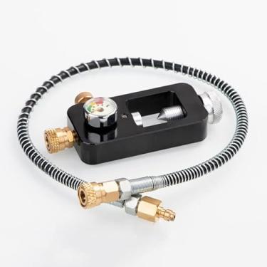 Imagem de WnewTools Adaptador de mergulho com válvula de enchimento de cilindro de oxigênio de 50 cm 30MAP de mangueira de mergulho