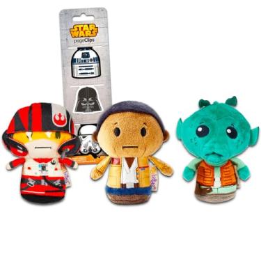 Imagem de Star Wars Soft Figures Set - Star Wars Prty Favor Bundle with 3 Star Wars Figures Featuring Finn, Poe, and Greedo Plus Star Wars Stickers | Star Wars Figures Pack