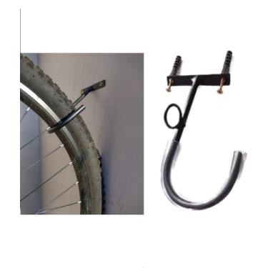 Imagem de Kit 5 Peças Gancho Para Pendurar Bicicleta Parede Suporte