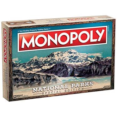 Imagem de Monopoly National Parks 2020 Edition Featuring Over 60 National Parks from Across The United States Iconic Locations Such as Yellowstone, Yosemite, Grand Canyon, and More Licensed Monopoly Game