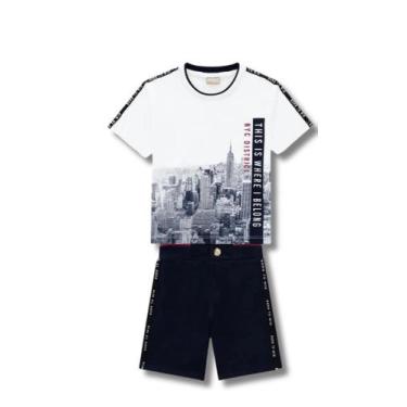 Imagem de Conjunto Juvenil Menino Camiseta E Bermuda-13461 - Milon