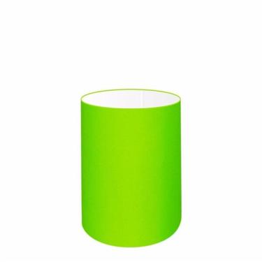 Imagem de Cúpula Abajur Cilíndrica Cp-8004 Ø15x25cm Verde Limão