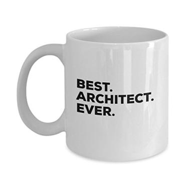Imagem de Caneca de arquitetura â€“ Caneca de café â€“ Para arquitetos â€“ Divertida â€“ Melhor arquiteto de todos os tempos â€“ e aniversário
