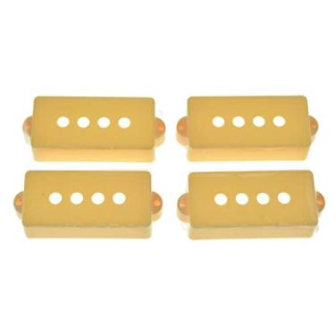 Imagem de KAISH 4 capas para captador de baixo P, capas de captador de baixo elétrico de 4 cordas para baixo de precisão P creme de guitarra