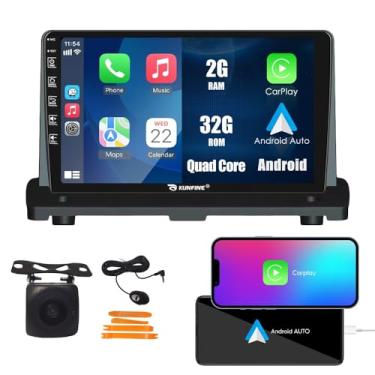 Imagem de Kunfine Car CarPlay Android Navegação Automática Rádio GPS Estéreo Câmera Reversa Tela IPS Touchscreen Tablet Pad Media Player para Volvo Xc90 2004-2014, se Aplicável Quad Core 2G + 32G