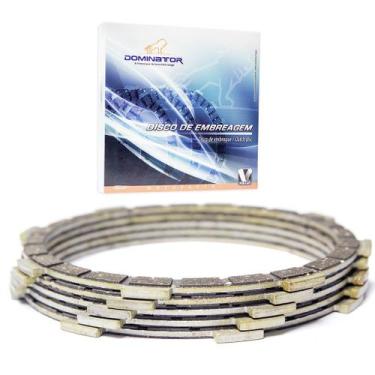 Imagem de Kit Disco De Embreagem Moto Yamaha Ybr 125/ Xtz 125 5 peças - VULCAN.B